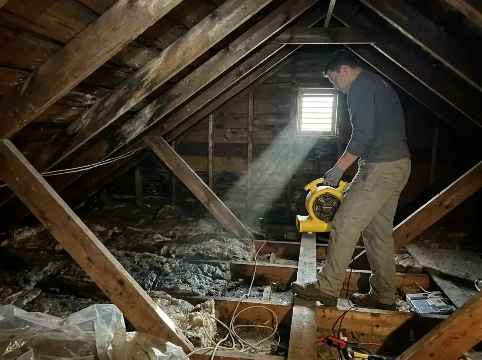 attic-water-damage-drying-proc-007 — frequently asked questions, Emergency Water Extraction & 24/7 Flood Response in Galesbu…